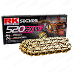 Load image into Gallery viewer, CADENA RK 520 -120 EXW DORADA O-RING - REFORZADA