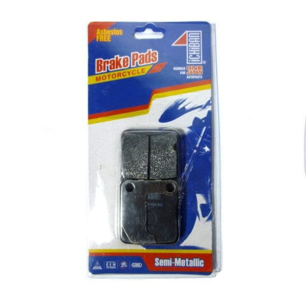 PASTILLAS DE FRENO ICHIBAN 06455-KGA-940 AKT AK S/ HONDA CB/ RS/ KAWASAKI KLX/KS