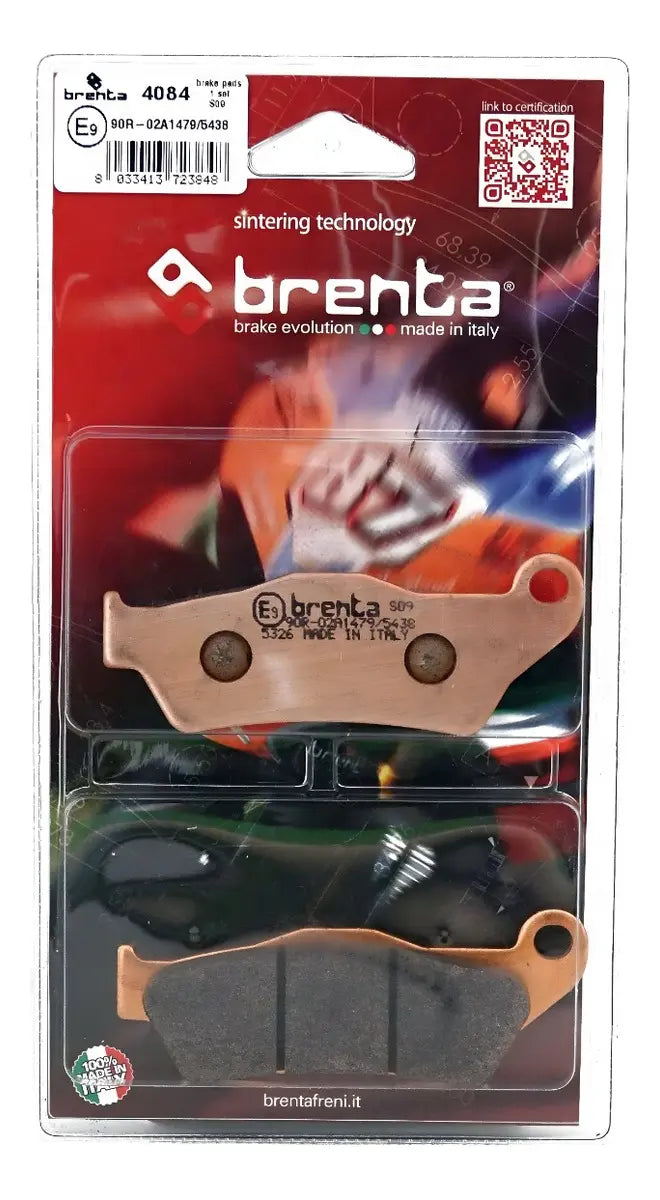 PASTILLA FRENO BRENTA BR4084 SINTERIZADA TRASERA BMW S1000XR/R1200
