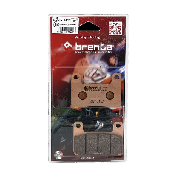 Pastilla de freno delantera sinterizada brenta br4117