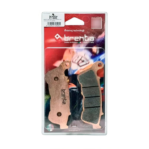 Pastilla de freno sinterizada brenta br4225 harley davidson xl883 (14 18)