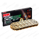 Load image into Gallery viewer, CADENA RK 525-118 XSO DORADA RX-RING - REFORZADA - SPORT
