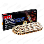 Load image into Gallery viewer, CADENA RK 525-120 GXW DORADA XW-RING - REFORZADA - SUPER SPORT
