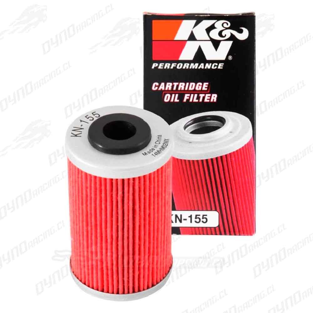FILTRO DE ACEITE K&N 155 KTM DUKE 200 - RC 200 - 250 - 390 - PULSAR 200 NS - RS DOMINAR 400