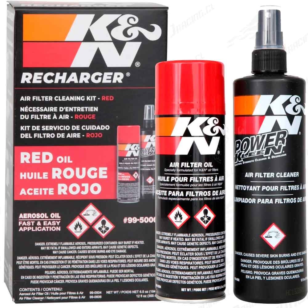 KIT DE LIMPIEZA K&N PARA FILTROS DE AIRE