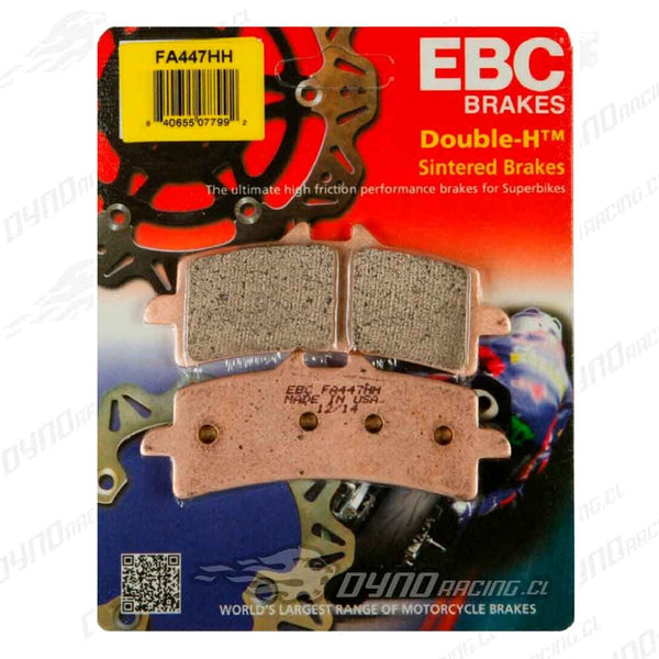 Pastillas freno delanteras kawasaki zx10r multimarca brembo fa447hh