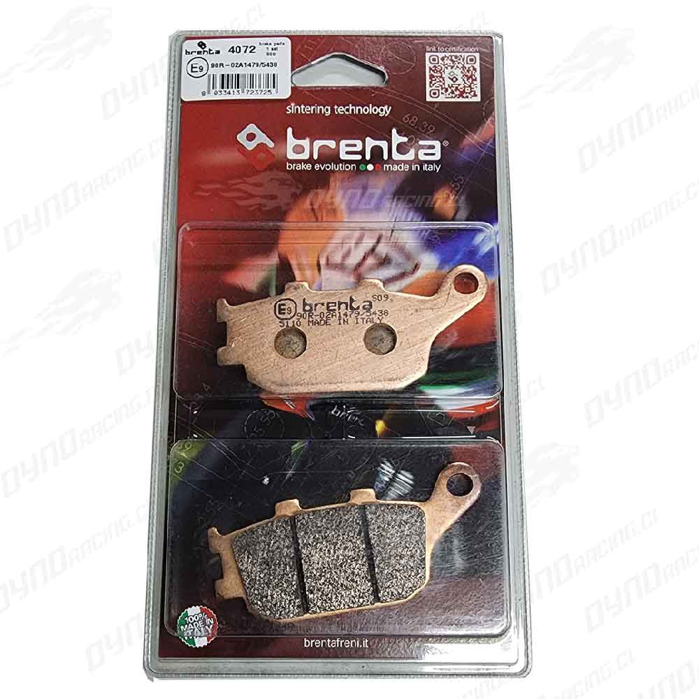 PASTILLAS FRENO TRASERO BRENTA YAMAHA / KAWASAKI / HONDA